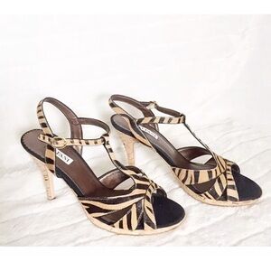 ALFANI FROST 7.5M  Pony Hair 4” Cork Stiletto
